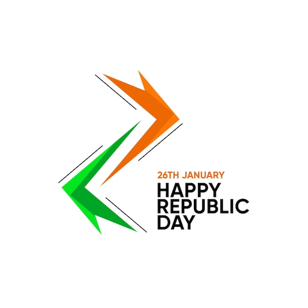 Happy Republic Day India Feiern Hintergrundvorlage