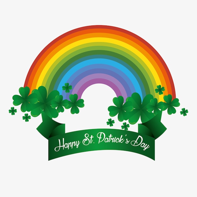 Vektor happy st. patricks day-karte