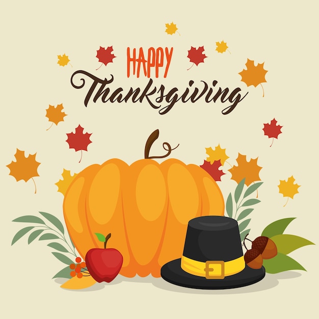 Happy Thanksgiving Day Grußkarte