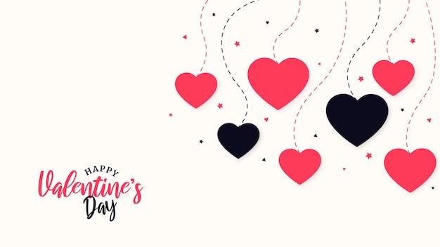 Happy valentines day-banner-design