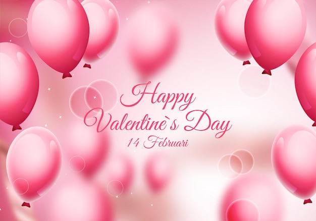 Happy valentines day banner mit geschenk letzter liebe und andere