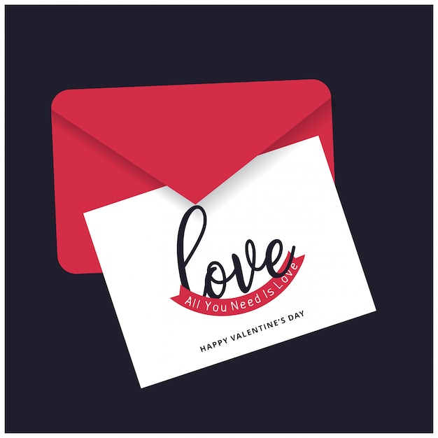 Happy Valentinstag Mail