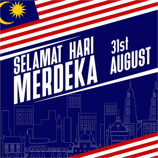 Hari Merdeka Malaysia-Vorlage