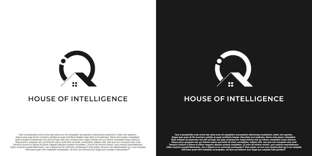 Haus der intelligenz inspiration logo-design.