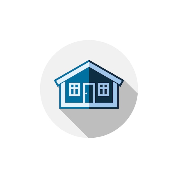 Haus Symbol Vektor Immobilien flaches Symbol
