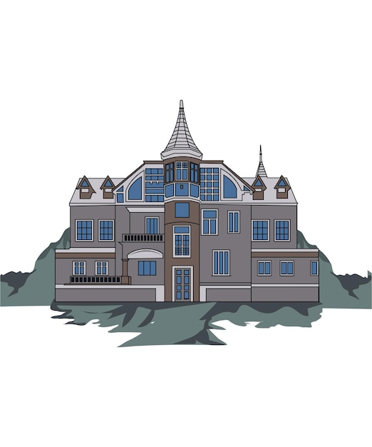 Vektor haus-vektor-illustration