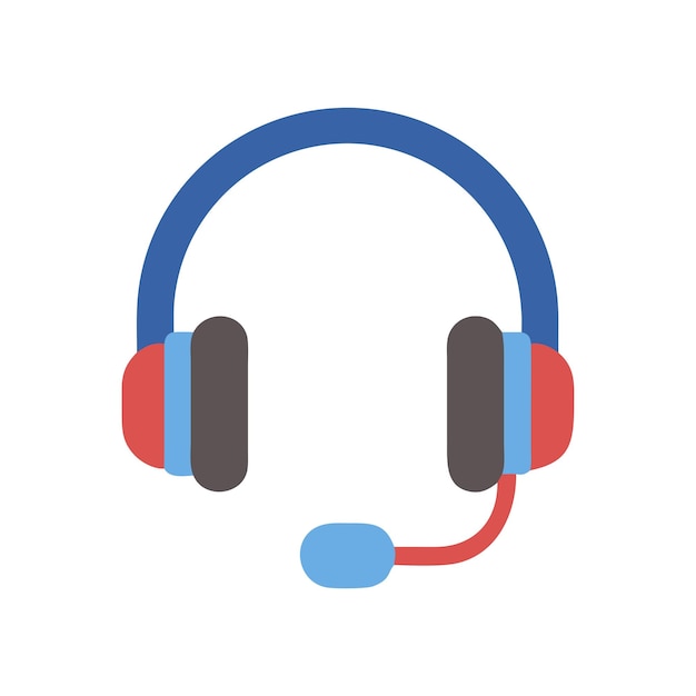 Headset-Symbol für Audio-Kommunikationsgeräte