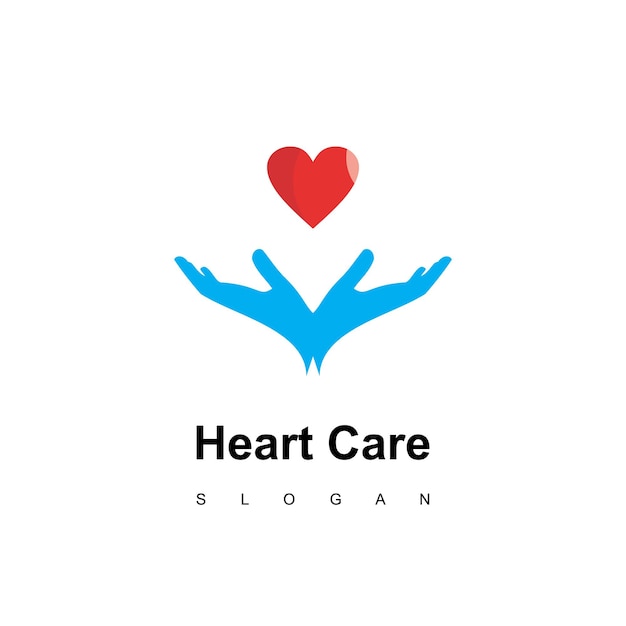 Vektor hearth care-logo