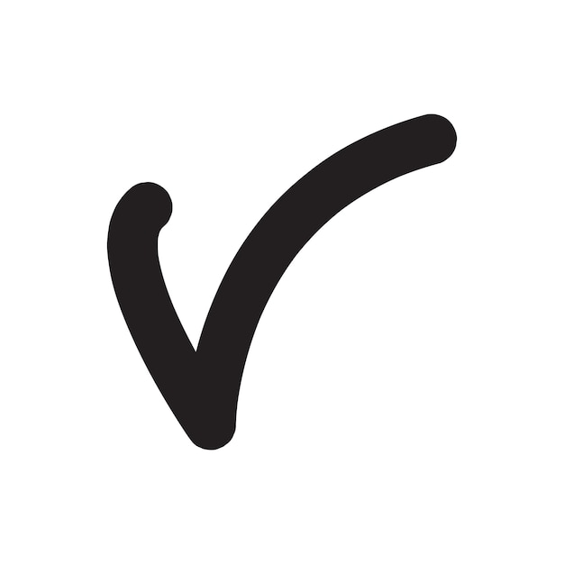 Heck mark Icon Vektor Vorlage Logo trendy Sammlung flaches Design