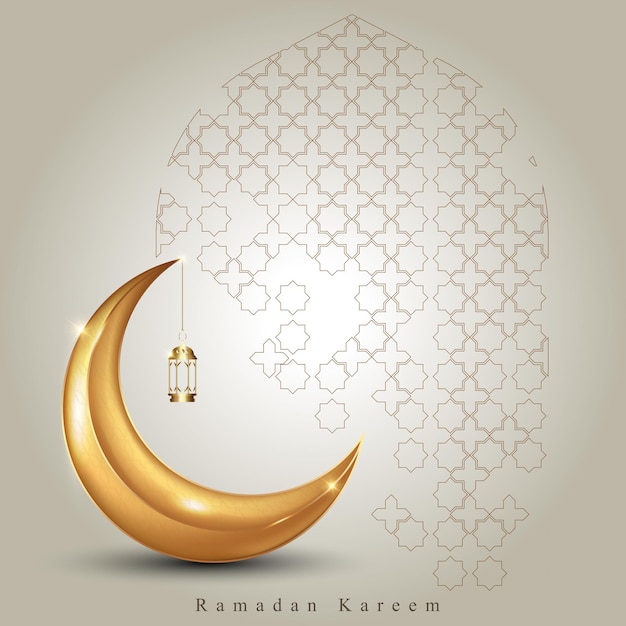 Heiliger ramadan kareem-mond. fastenmonat für muslime.