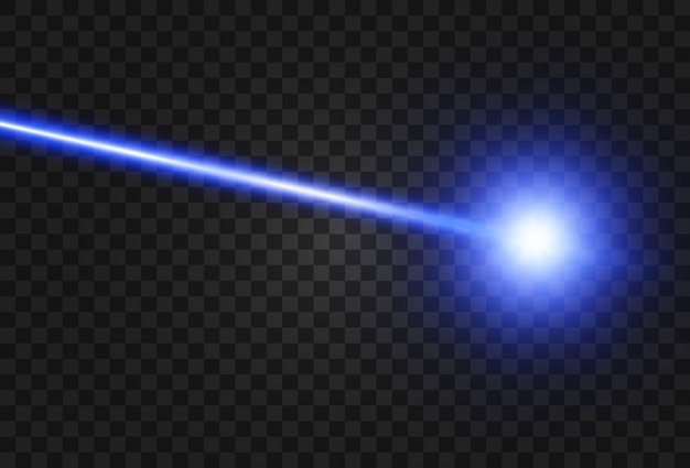 Helle schöne Laserstrahlen auf einem transparenten Hintergrund. Scannerlaser.