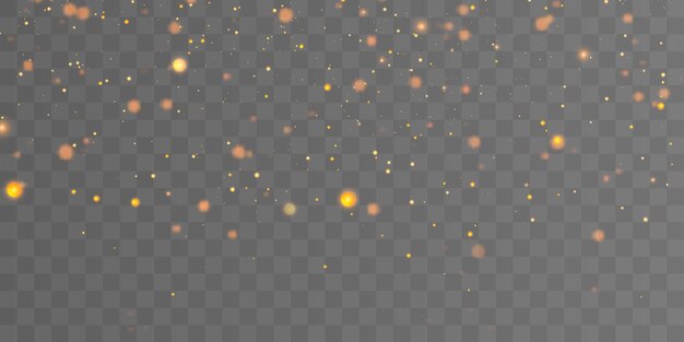 Heller Bokeh-Hintergrund mit abstrakten Weihnachtslichtern. Heller Lichtunschärfe-Vektor