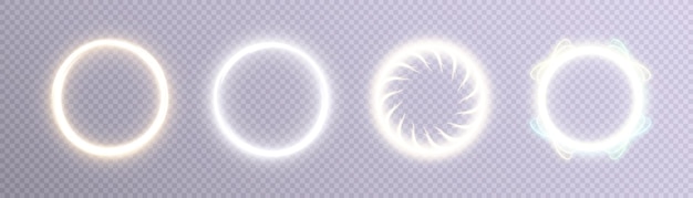 Heller farbkreis, abstrakter lichtring für webdesign und illustrationen.