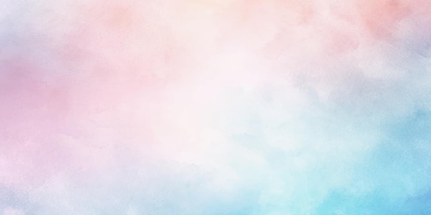 Hellrosa, blau-gelber Pastell-Aquarell-Hintergrund