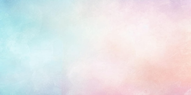 Hellrosa, blau-gelber Pastell-Aquarell-Hintergrund