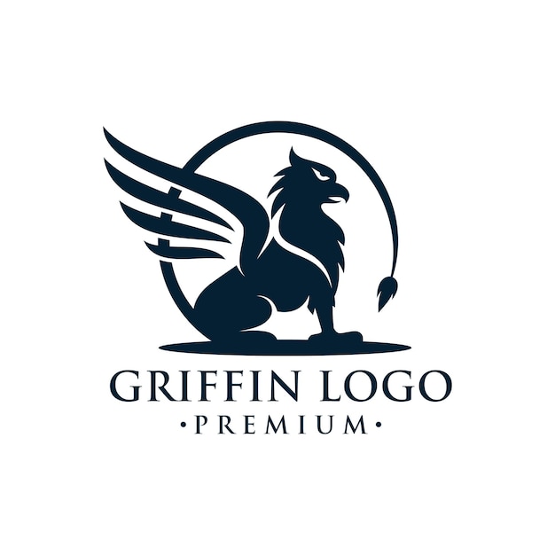 Heraldik Griffin Logo-Design