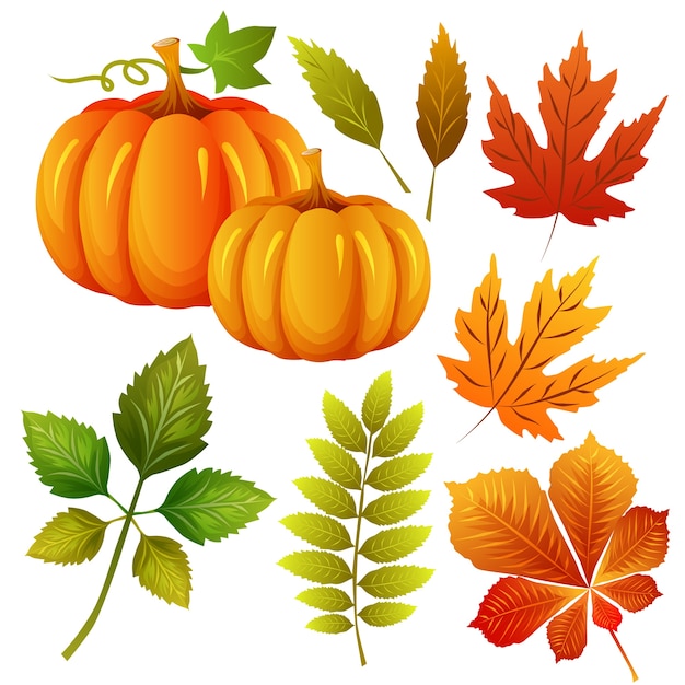 Herbst-element-icon-set