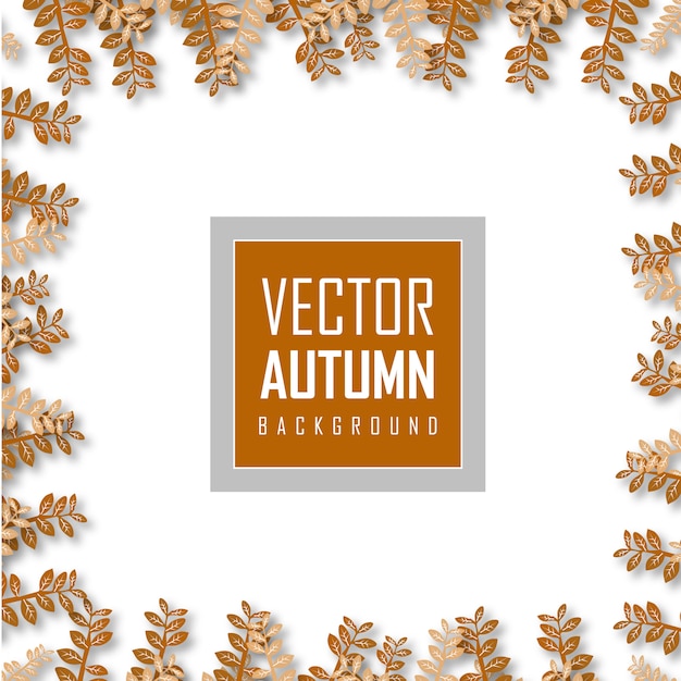 Vektor herbst hintergrund