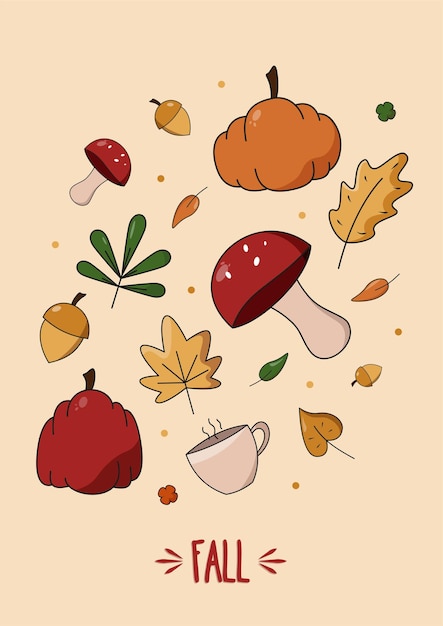 Herbst-Kürbispilze