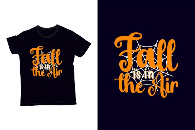 Herbst liegt in der luft t-shirt-design