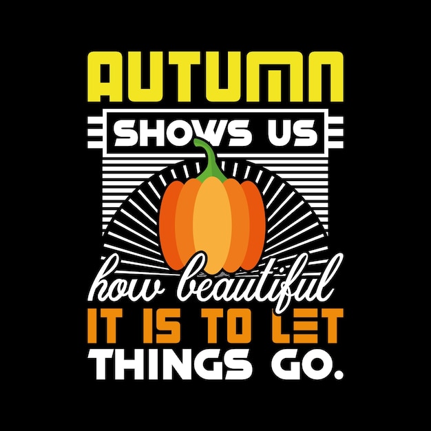 Herbst-t-shirt-design