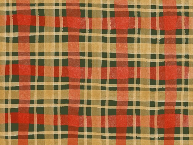 Herbst tartan aquarell hintergrund thanksgiving wallpaper