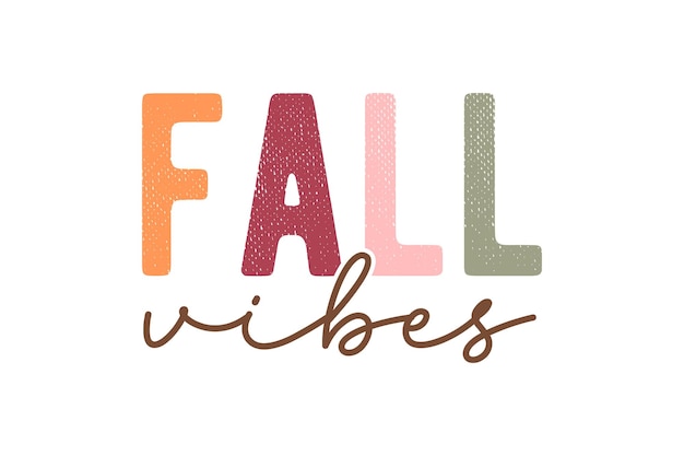 Herbst-Vibes Herbst-Zitate SVG-Typographie T-Shirt-Design