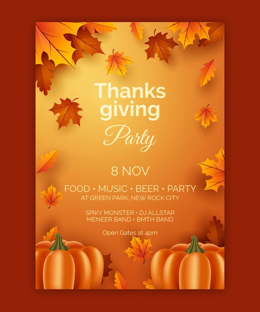 Herbstverkaufskarten-Vorlage mit bunten Blättern Herbstsaison-Shopping-Promotionsbanner-Flyer
