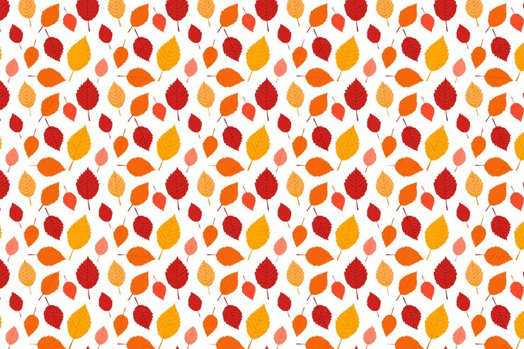 Vektor herbstzeit horizontaler hintergrund mit hellen abstrakten herbstblättern