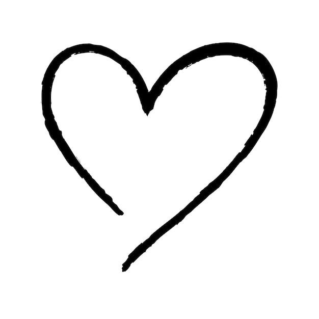 Herz- und Bleistift-Stil