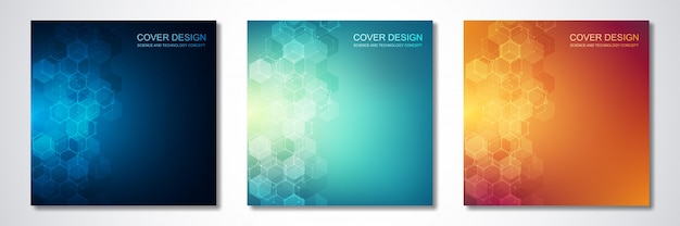 Hexagon brilliant cover set