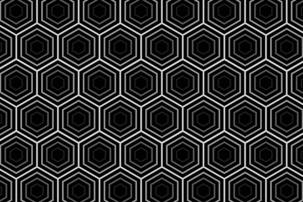 Hexagon-hintergrundmuster entwurfsvorlage