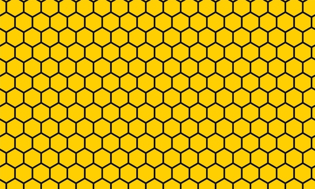 Hexagon-Muster im Honigstock