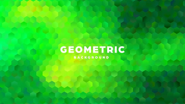 Hexagonal polygonal abstrakter Hintergrund farbenfrohes Dreieck-Gradient-Design niedrige Poly-Hexagon-Form