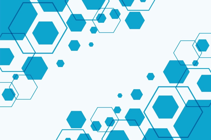 Vektor hexagonale form abstraktes hintergrunddesign