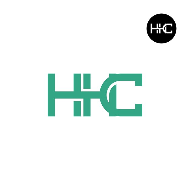 HHC-Logo-Buchstaben-Monogramm-Design