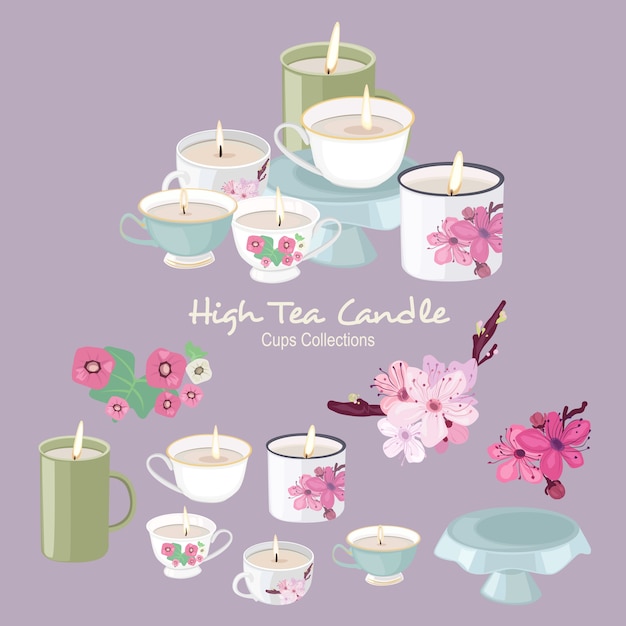 High tea kerze