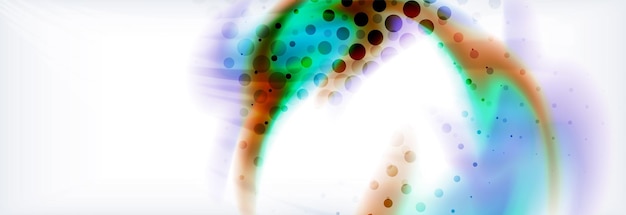 Vektor hintergrund abstrakte holographische flüssigkeitsfarben wellendesign
