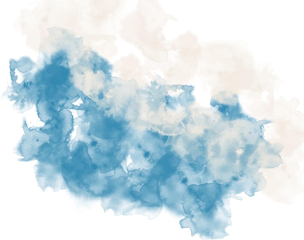 Hintergrund aquarell blau und weiß