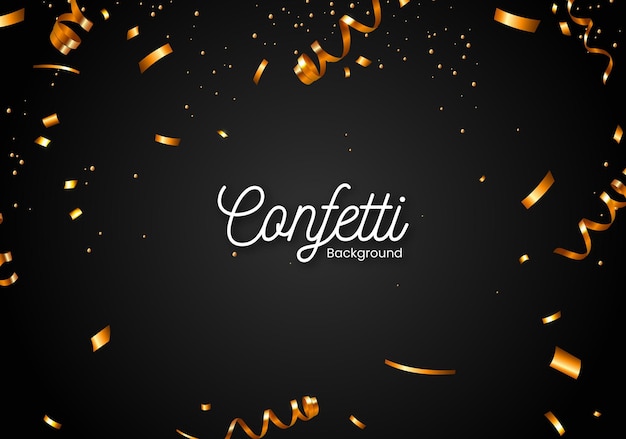 Hintergrund aus goldenem Konfetti