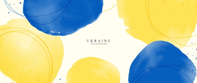 Hintergrund der abstrakten künste für ukraine-vektordesign