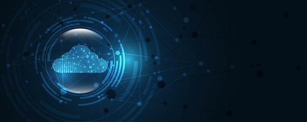 Hintergrund der Cloud-Computing-Speichertechnologie, Innovationskonzept für digitale Datendienste
