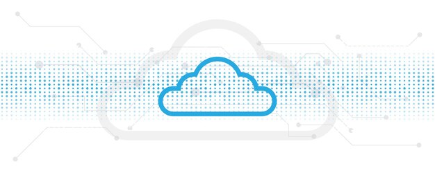 Hintergrund der Cloud-Computing-Speichertechnologie, Innovationskonzept für digitale Datendienste