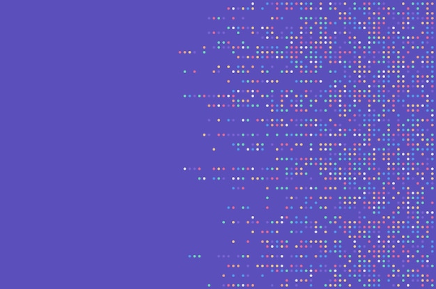 Hintergrund der digitalen Technologie. Digitaler Datenpunktmuster-Pixelhintergrund