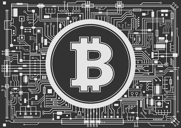 Hintergrund der digitalen Währung von Bitcoin