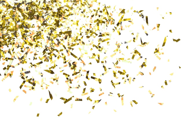 Vektor hintergrund der goldenen konfetti-party vektorillustration