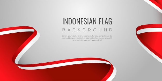 Hintergrund der indonesischen Flagge 17. August Hintergrund