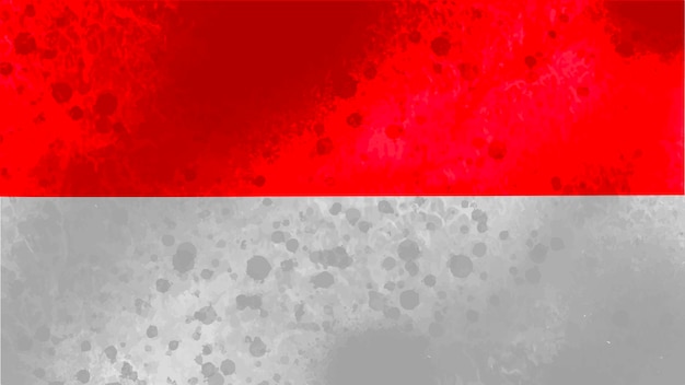 Hintergrund der indonesischen Flagge mit Grunge-Textur