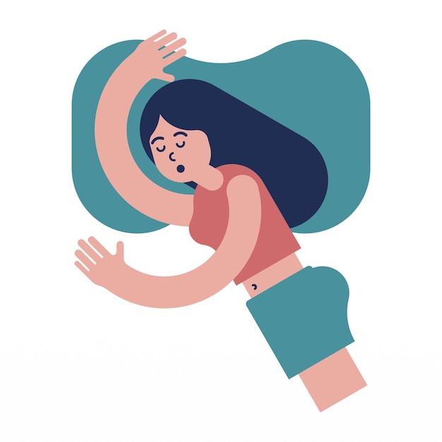Hintergrund der Internationalen Schlaftag-Illustration