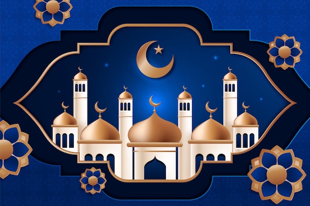 Hintergrund der islamischen Moschee